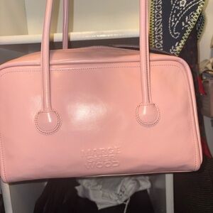 MARGESHERWOOD Baby Pink Boston Satchel